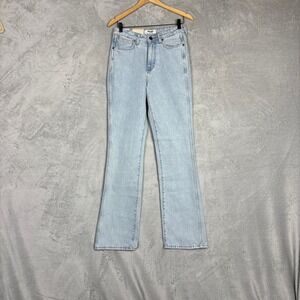 Wrangler Retro Bailey High Rise Bootcut Jeans Light Wash Blue 28x34 Western